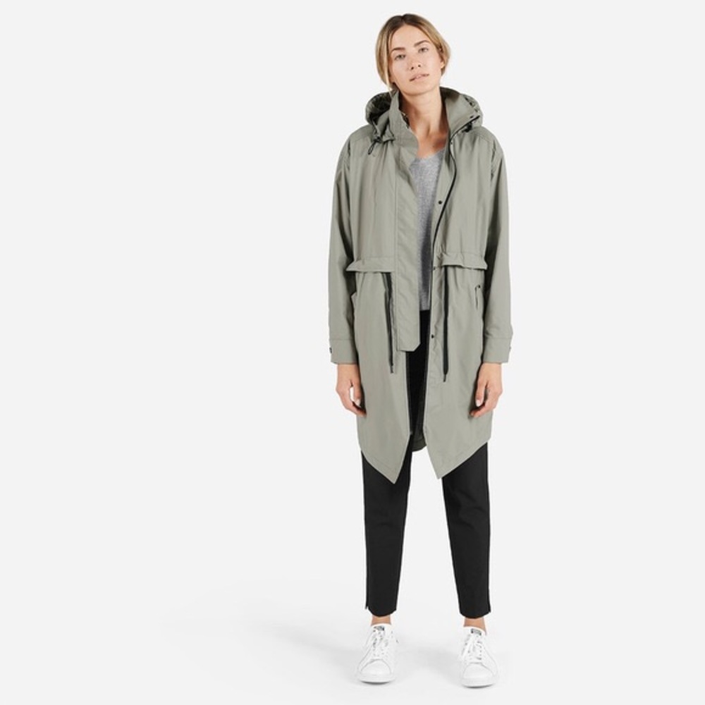 Everlane gen 1 city anorak in stone